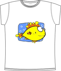 yellow fish white